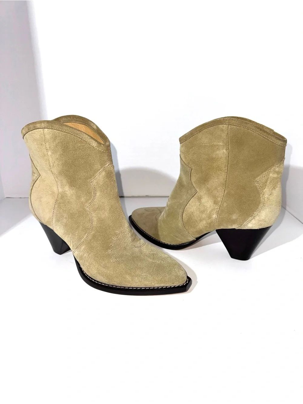 Isabel Marant Darizo Suede Western Boots